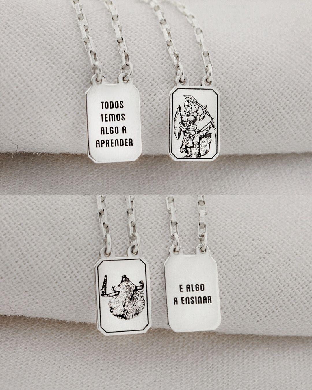 Escapulário Foto Desquinado Personalizado Prata 950