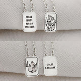 Escapulário Foto Desquinado Personalizado Prata 950