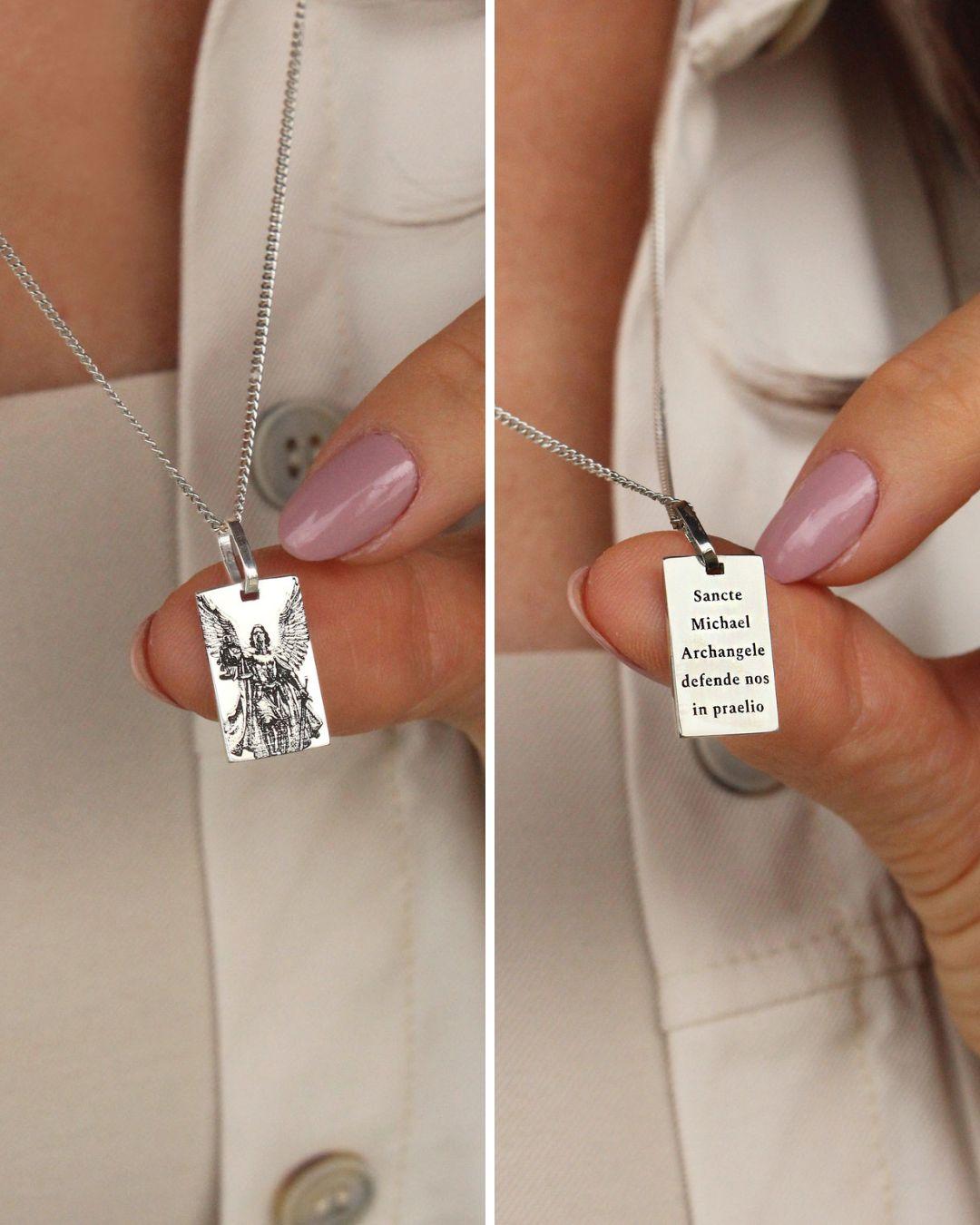 Pingente Foto Personalizado Retangular Prata 950