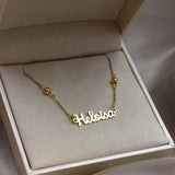 Pulseira Nome Personalizado Ouro 18K