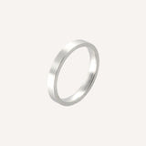 Aliança Namoro Prata 950 Reta 3mm - Montezza Joias