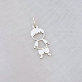 Pingente Personalizado Menino Otto Prata 950