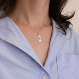 Pingente Personalizado Menina Luiza Prata 950