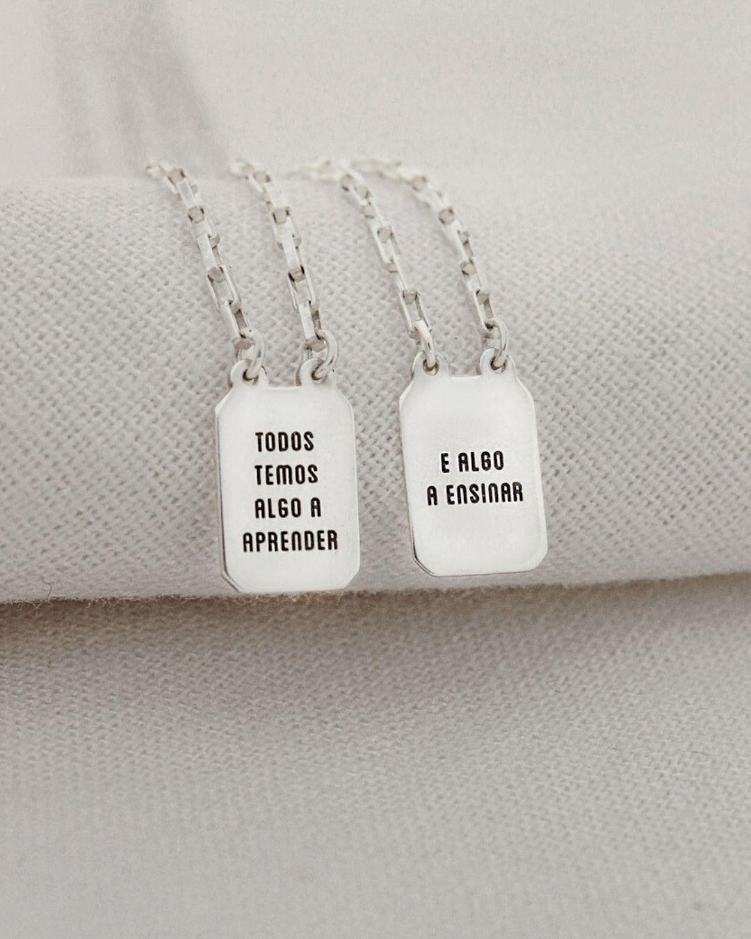 Escapulário Foto Desquinado Personalizado Prata 950