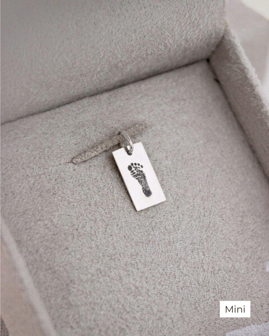 Pingente Foto Personalizado Retangular Prata 950