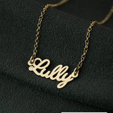Colar Nome Personalizado Ouro 18K
