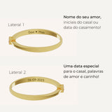 Anel Solitário Personalizado Aro Afinado 10 Pontos Ouro 18K