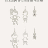 Pingente Personalizado Menino Otto Prata 950