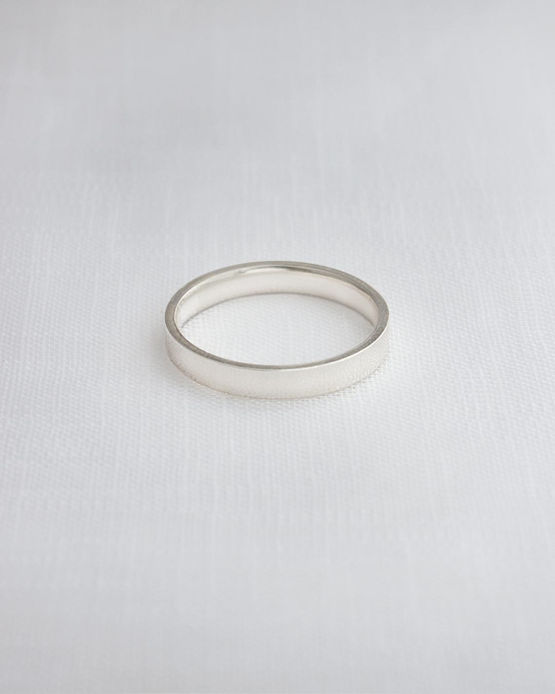Aliança Namoro Prata 950 Reta 3mm - Montezza Joias