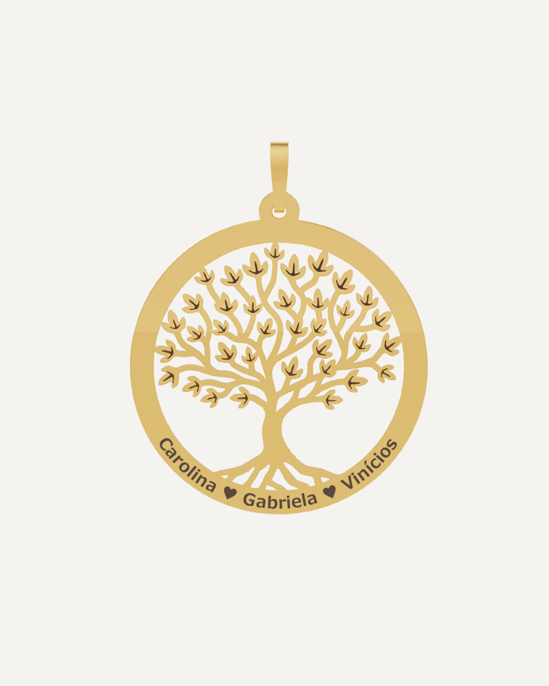 Pingente Árvore da Vida Ouro 18K - Montezza Joias