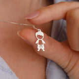 Pingente Personalizado Menino Otto Prata 950