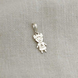 Pingente Personalizado Menina Ana Prata 950