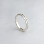 Aliança Namoro Prata 950 Cravejada Zircônias 3mm - Montezza Joias