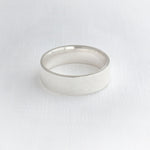 Aliança Namoro Prata 950 Lisa Reta 6mm - Montezza Joias