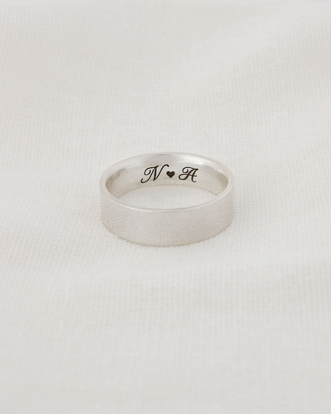 Aliança Namoro Prata 950 Lisa Reta 6mm - Montezza Joias