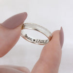 Aliança Namoro Prata 950 1 Linha Cravejada Abaulada 4mm - Montezza Joias