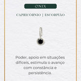 Pingente Pedra Signo Prata 950