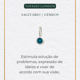 Pingente Pedra Signo Prata 950