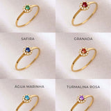 Anel Formatura Redondo Aro Delicado Ouro 18K