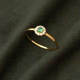Anel Formatura Redondo Aro Delicado Ouro 18K