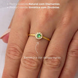 Anel Formatura Redondo Aro Delicado Ouro 18K