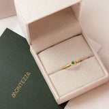 Anel Formatura Redondo Aro Delicado Ouro 18K