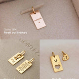 Pingente Foto Personalizado Retangular Prata 950