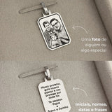 Pingente Foto Personalizado Desquinado Prata 950