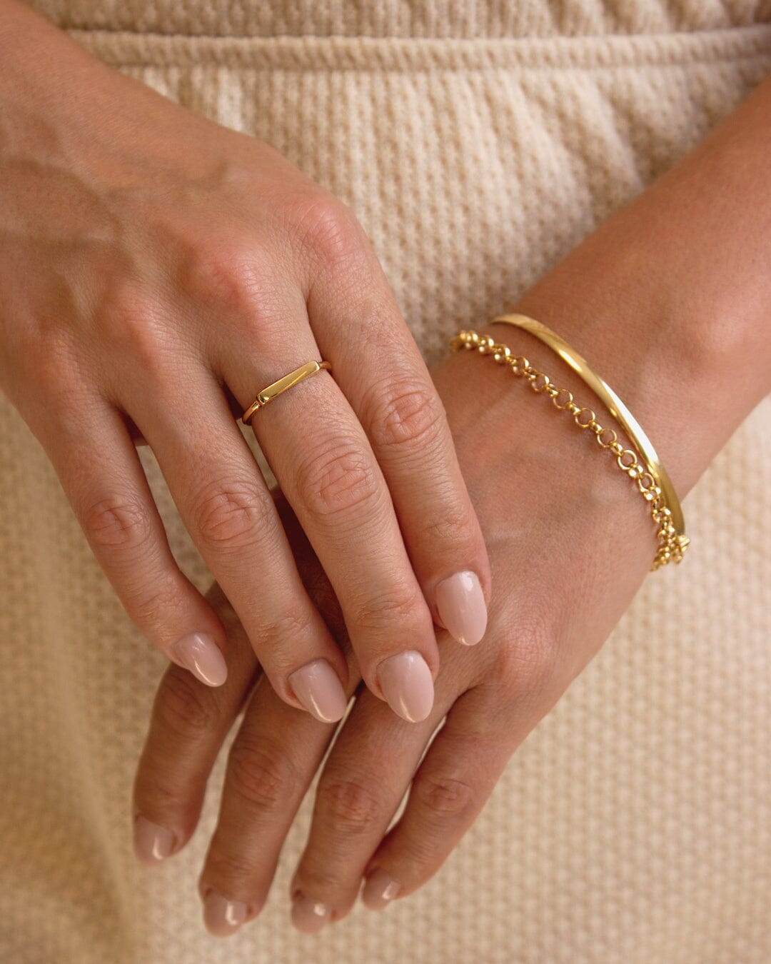 Pulseira Personalizada Bracelete Ouro 18K - Montezza Joias