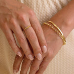 Pulseira Personalizada Bracelete Ouro 18K - Montezza Joias