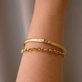 Pulseira Personalizada Bracelete Ouro 18K - Montezza Joias