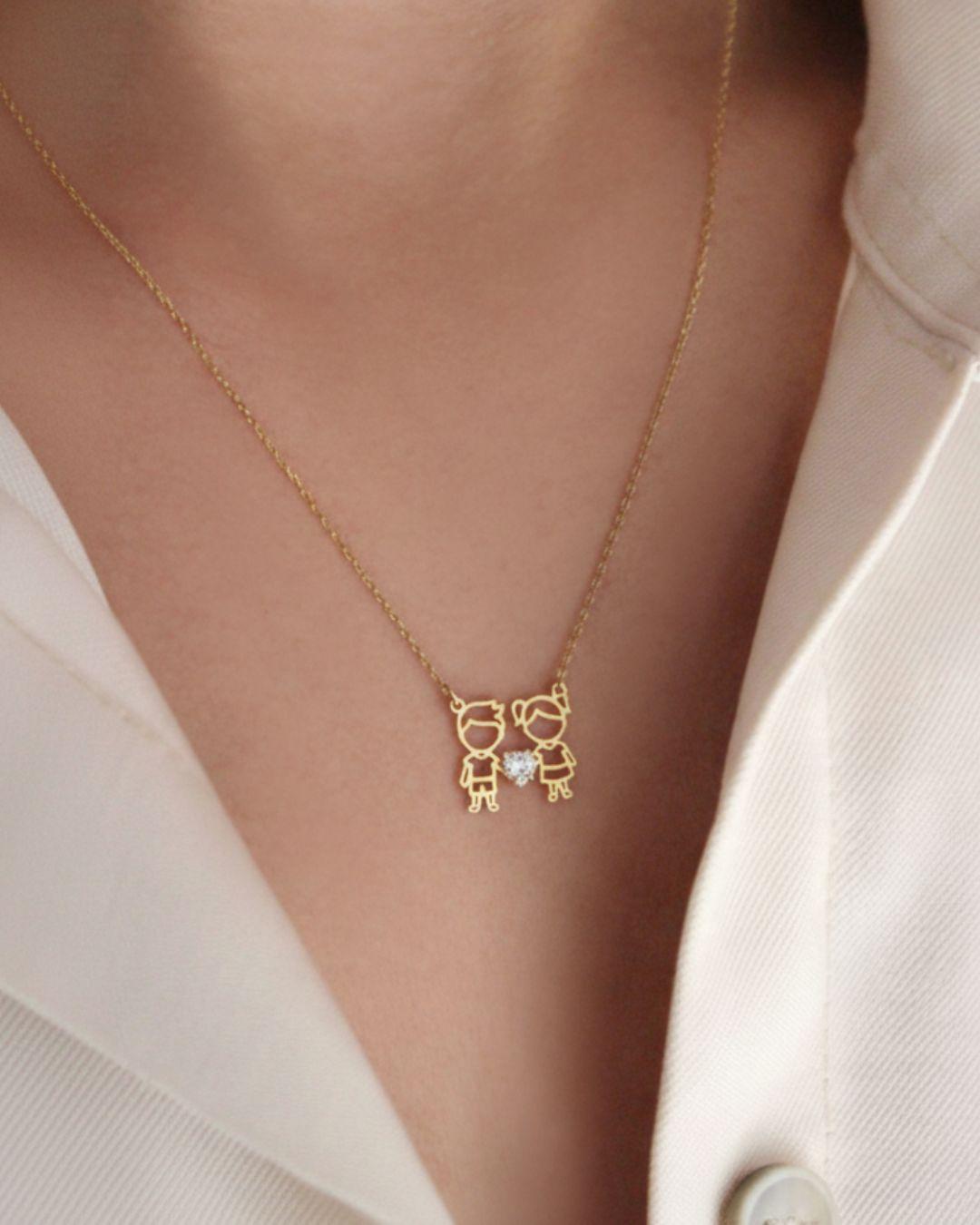 Colar Meus Pitocos Ouro 18K