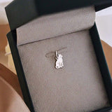 Pingente Gato Personalizado Prata 950