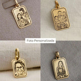 Pingente Personalizado Desquinado Ouro 18K