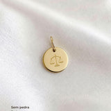 Pingente de Formatura Personalizado Ouro 18K com Pedra do Curso