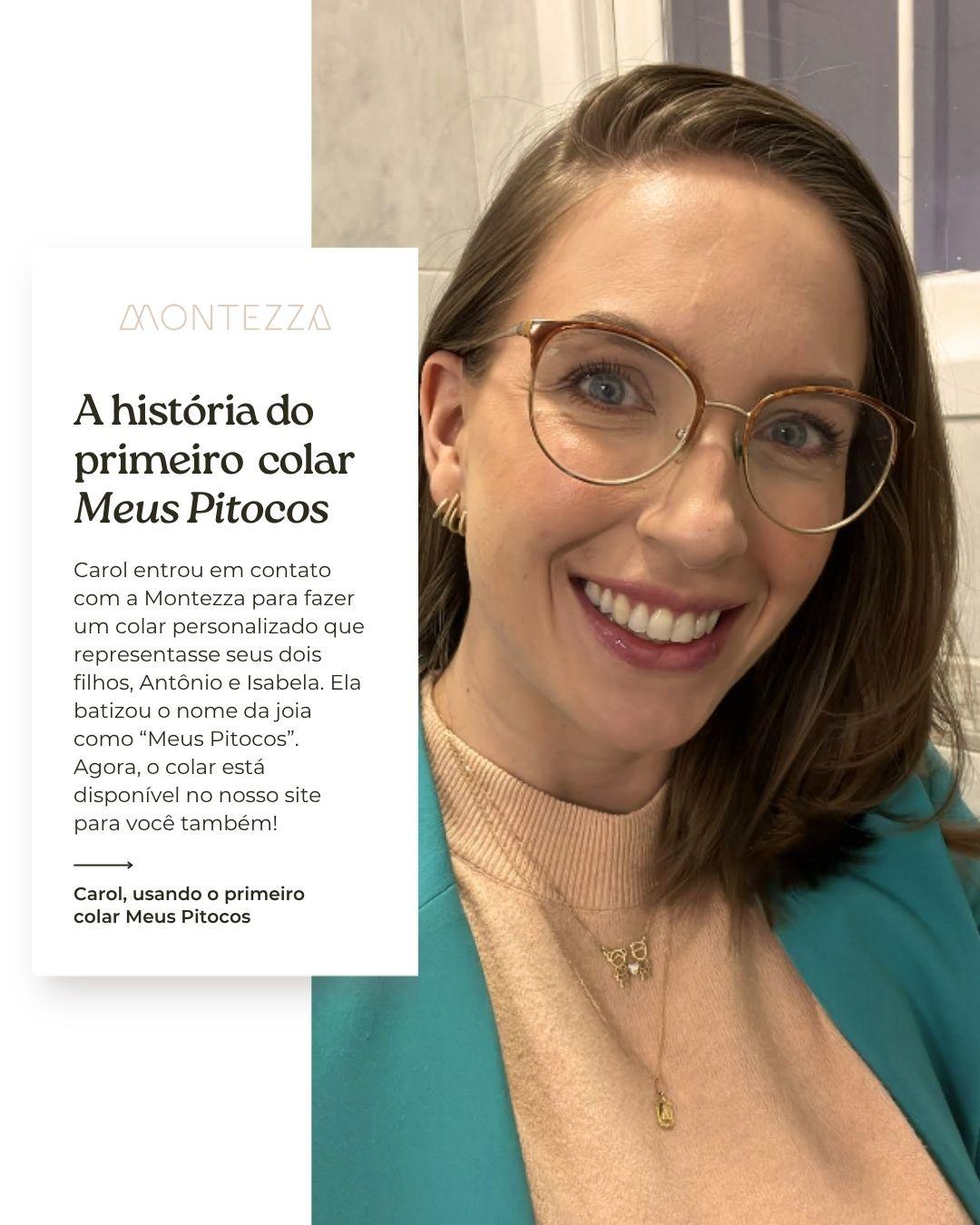 Colar Meus Pitocos Ouro 18K