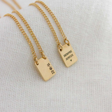 Escapulário Personalizado Mini Ouro 18K