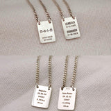 Escapulário Foto Mini Personalizado Prata 950