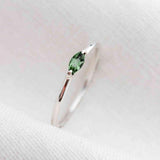 Anel Navete Memórias Daigo Personalizado Prata 950