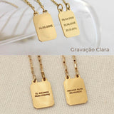 Escapulário Desquinado Personalizado Ouro 18K