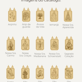 Escapulário Desquinado Personalizado Ouro 18K