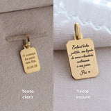 Pingente Personalizado Desquinado Ouro 18K