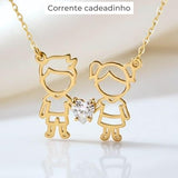 Colar Meus Pitocos Ouro 18K