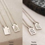 Escapulário Mini Personalizado Prata 950