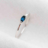 Anel Navete Memórias Daigo Personalizado Prata 950