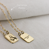 Escapulário Desquinado Personalizado Ouro 18K