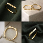 Anel Nome Personalizado Ouro 18K