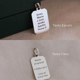 Pingente Personalizado Desquinado Prata 950