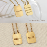 Escapulário Desquinado Personalizado Ouro 18K