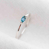 Anel Navete Memórias Daigo Personalizado Prata 950